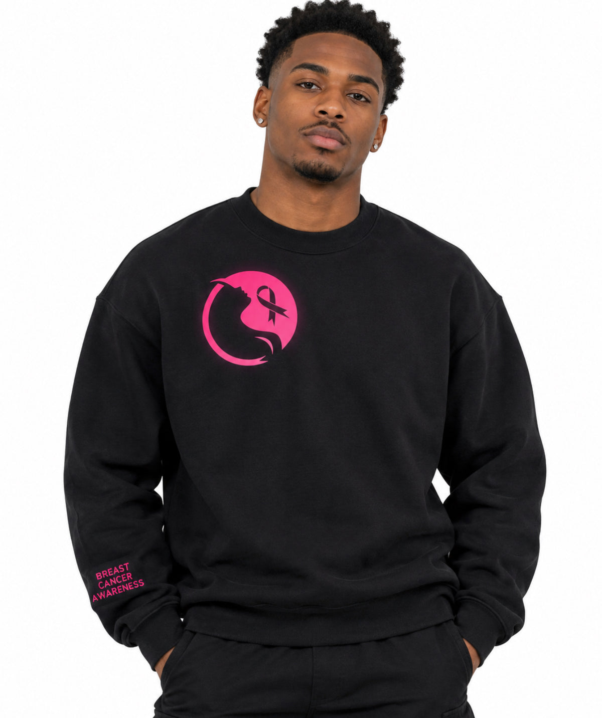 Zoko Pink Line Sweatshirt